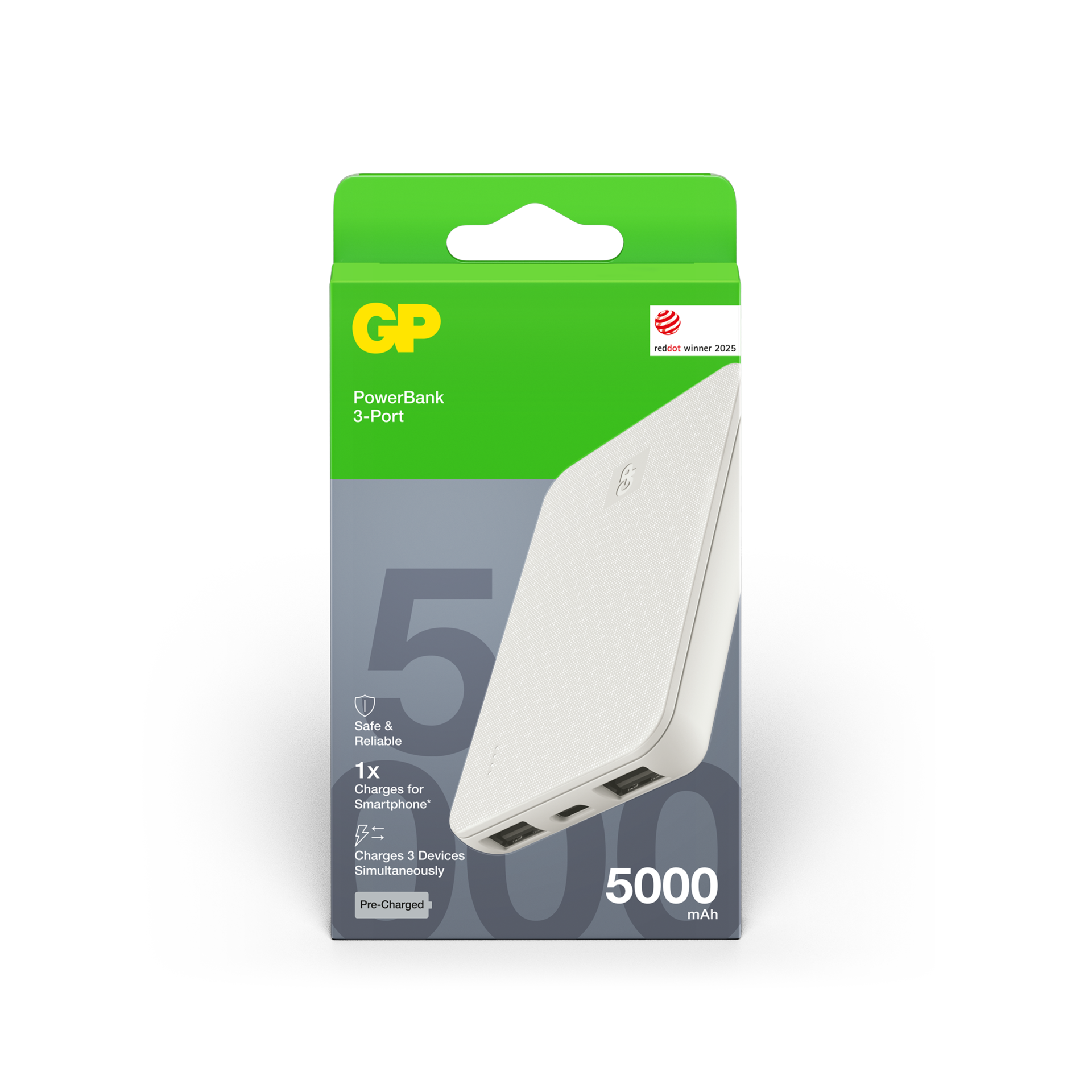 GP Powerbank Plus 5000mAh Cream - Products