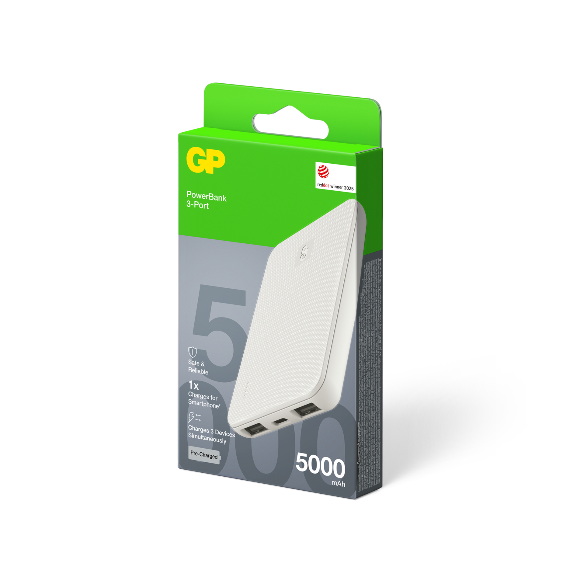 GP Powerbank Plus 5000mAh Cream - Products